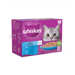 Whiskas Cat Food in Jelly Fish – Tasty Wet Meals for Cats