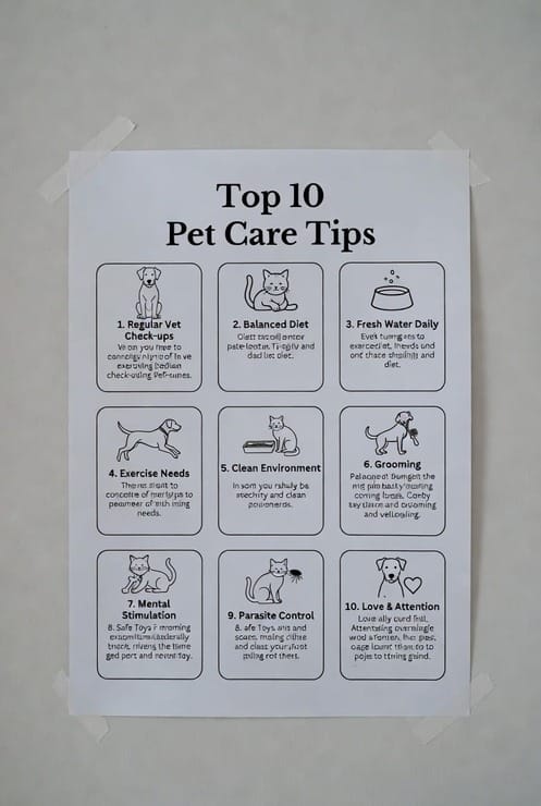 Top 10 Pet Care Tips